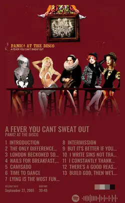 Panic At The Disco - A Fever You Cant Sweat Out.jpg